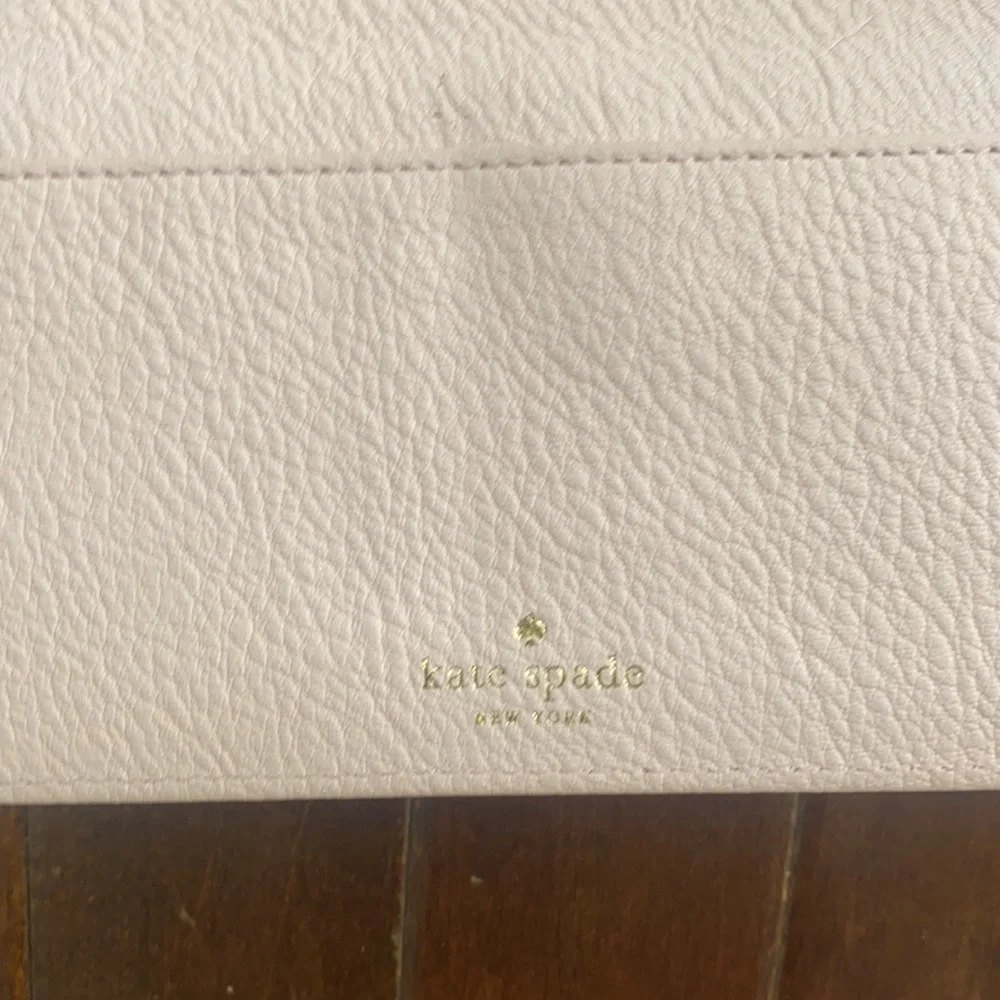 Baby pink Kate spade wallet